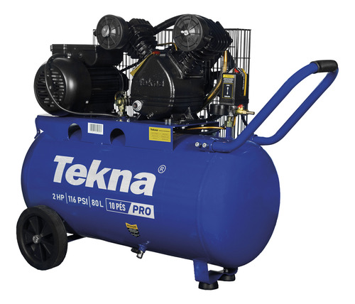 Compressor De Ar 2 Hp 116 Libras 15 Pcm 80l Cp10080p Tekna 127v