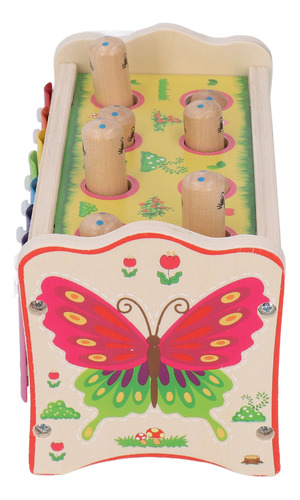 Juguete De Madera Para Golpear Bebés, 2 En 1, Divertido Y Ed