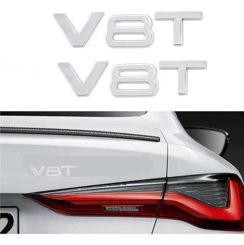 V8t Emblema 3d Mataje Insignia De Metal Carretera Puerta De