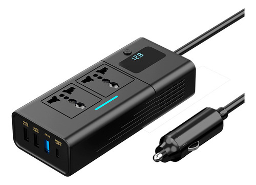 Inversor De Corriente Para Coche 200w Dc 12v A 220v