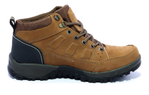 Botas Hombre Casual Tipo Trekking + Plantillas Espuma Pu