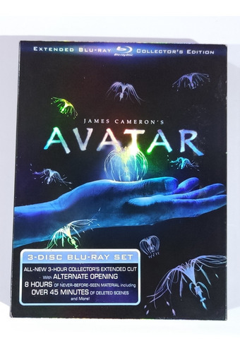 Película Avatar Original Bluray (3 Discos)