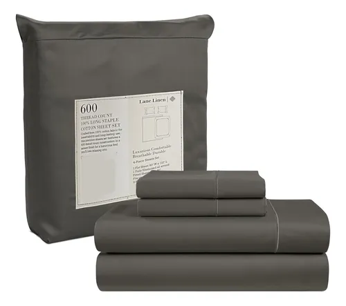 comprar Lane Linen Juego De Sábanas Blancas ' Sábanas 100% Algodón '