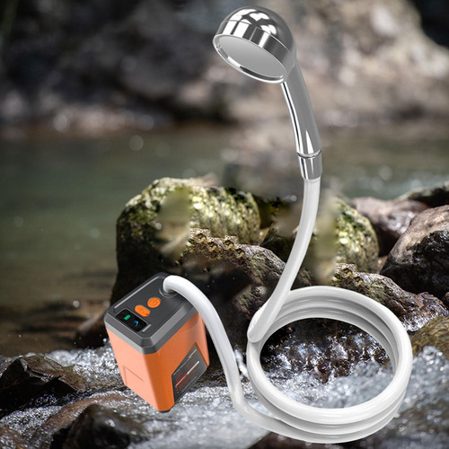 Ducha Eléctrica Para Exteriores, Ducha Portátil Naranja