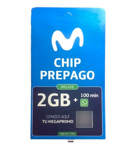1 X Chip Prepago Movistar
