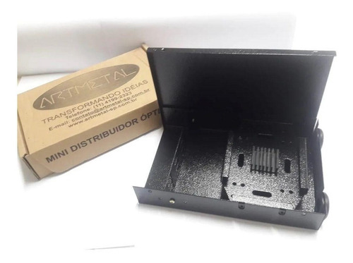 Imagem 3 de 6 de Mini Dio Distribuidor Interno Óptico Metálico 12fo Artmetal