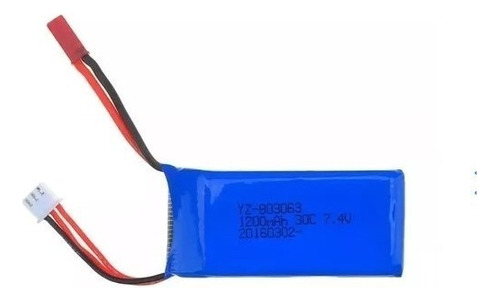 Bateria 7.4v 1200mah Wltoys V353 V666 A969 Mjx X101 Yizhan