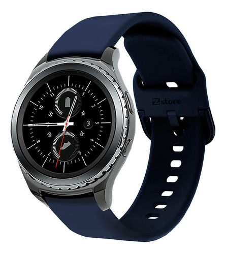 Correa Compatible Samsung Gear S2 Classic Azul Dark Hb 20m