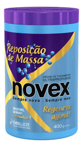  Creme de tratamento Novex Reposição de Massa 400g