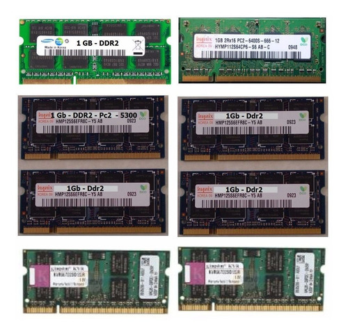 Imagen 1 de 1 de Memoria Ram Laptop 1gb Ddr2 Lenovo 3000 N100 N200 N500 C100