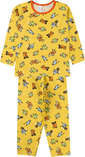 Kit Com 5 Pijamas Infantil Juvenil Menina Menino De Algodão