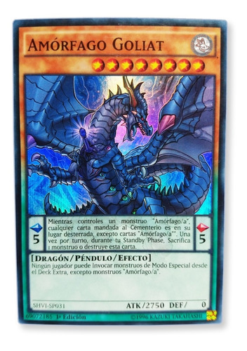 Yugi-oh! Amorphage Goliath Figa-en057 Super