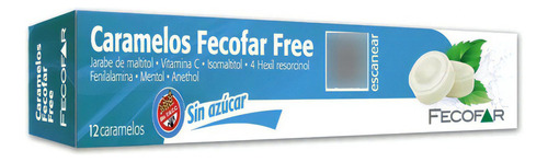 Fecofar Free Caramelos Dolor De Garganta Con Vitamina C 12u
