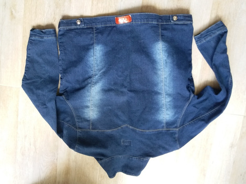 Imagen 3 de 6 de Campera Corta Jean Azul Localizado Talle 8 Fin De Stock