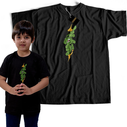 Remera De Chicos/as Hulk  - Dia Del Niño/niña