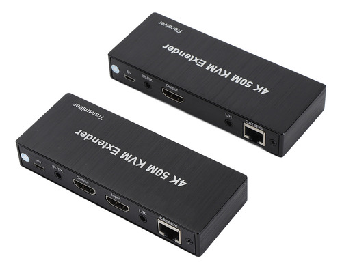 Extensor Kvm 4k Sobre Interfaz Multimedia Cat6 50m Hd 1080p
