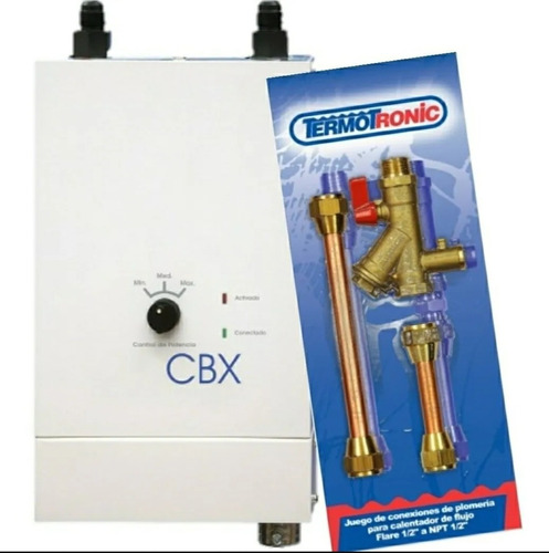 Calentador De Agua Cbx De Termotronic + Kit De Instalacion