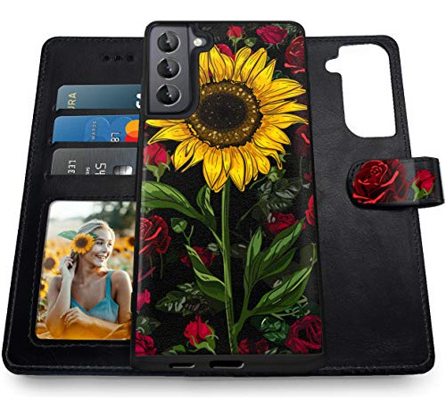 Galaxy S21 Plus Estuche Tipo Cartera Magnetica Extraible 5g