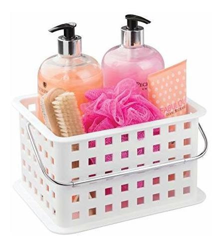 Cesta Plástica Organizadora De Ducha Para Baño, Cosméticos,