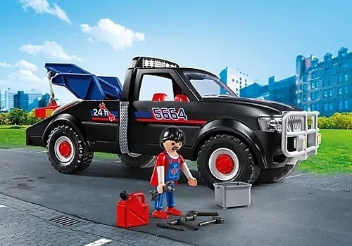 Imagen 3 de 7 de Playmobil 5664 Camion Grua Remolque Original Intek