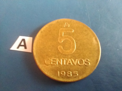 Monedas Argentinas 5 Centavos Austral 1985 Puma (Usado)