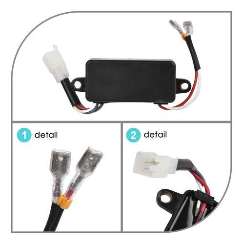 Regulador De Voltaje Avr Automático Negro 080526tt10-7c