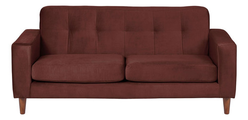 Sofa Salerno 2c Tela  Velvet  Chocolate