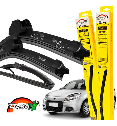 Limpador Parabrisas Renault Sandero 2008 A 2014 Original Kit