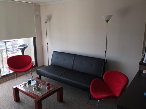 Acogedor Departamento Amoblado En Excelente Barrio De Valpo