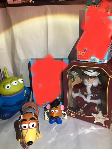 Toy Story Thinkway Alien 1995 + Woody En Traje Santa