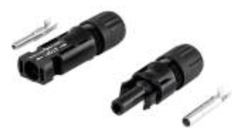 Conector Mc4y 1 Via 1,5kv 35a Fm/mc Para Sistemas Solares
