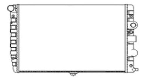 Radiador Volkswagen Pointer 1997 - 2010 L4 1.8 Lts S Aa Std