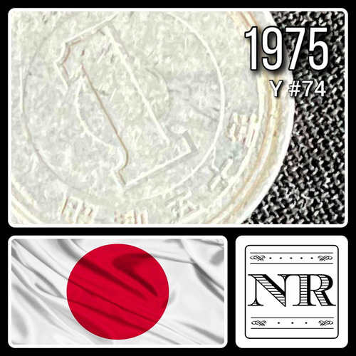 Japón - 1 Yen - Año 1975 (50) - Y #74 - Showa