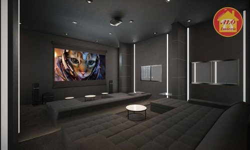 Imagem 18 de 30 de Cobertura À Venda, 370 M² Por R$ 3.845.000,00 - Canto Do Forte - Praia Grande/sp - Co0084