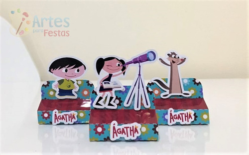 Imagem 2 de 9 de Kit: 80 Lembrancinhas Personalizadas - O Show Da Luna