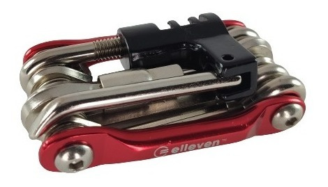 Imagem 2 de 8 de Kit Ferramentas 11 Funções Chave Corrente Bike Bicicleta