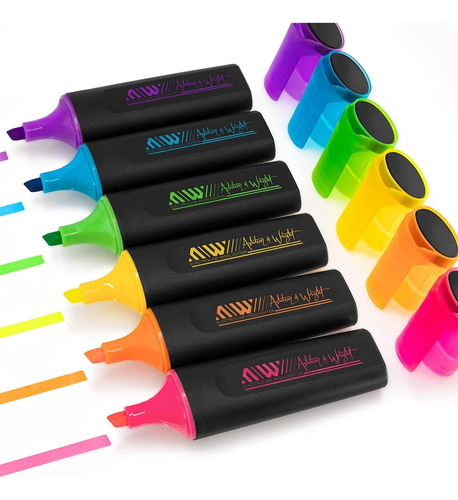 Electroline Classic Highlighters  Neon 6 Pack - Resalta...