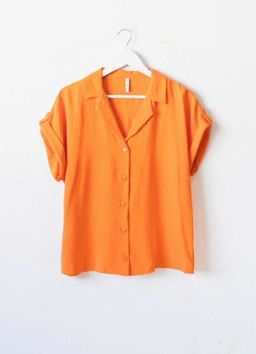Imagen 8 de 10 de Blusa Abotonada Hasta Cintura Talles Grandes/especiales
