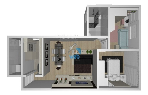 Imagem 22 de 30 de Edifício Residencial José Dos Santos Abreu - Amplo Apartamento À Venda Com 2 Quartos, Excelente Acabamento. Ótima Localização Em São José Dos Pinhais, - Ap00446 - 68947470