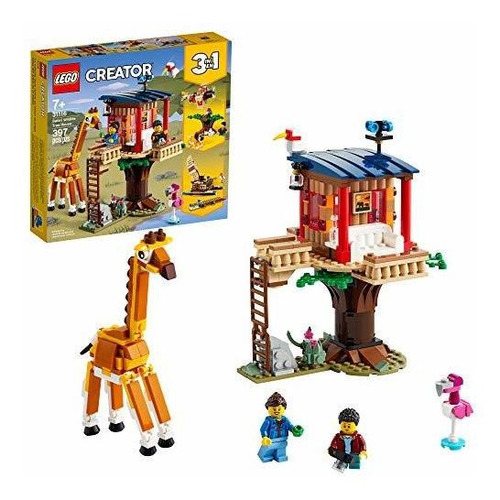 Lego Creator 3en1 Safari Wildlife Tree House 31116