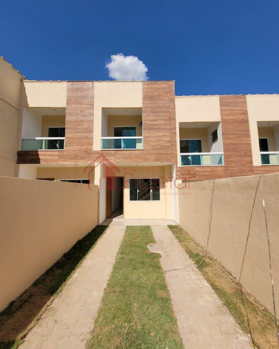 Imagem 1 de 18 de Casas Duplex Independentes Com 100m² De Terreno, Em Heliópolis - Belford Roxo. - Ca00754 - 69898154