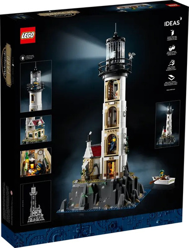 Kit De Construção De Farol Motorizado Ideas 21335 3+ Número