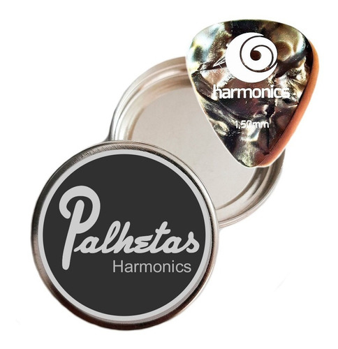 Palheta Guitarra Violão Baixo Harmonics 1,50mm - 5 Unidades