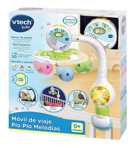 Movil Cunero Musical Para Bebe Vtech Interactivo Con Luces