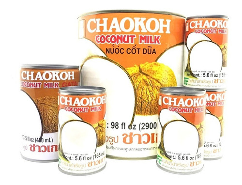 Leche De Coco Chaokoh Grande 2900 Ml Saludable Tailandia