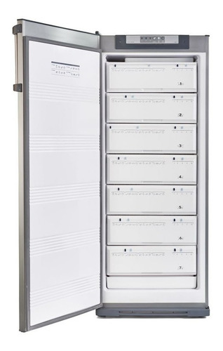Freezer vertical Koh-i-noor GSA-2694/7 acero 250L 220V