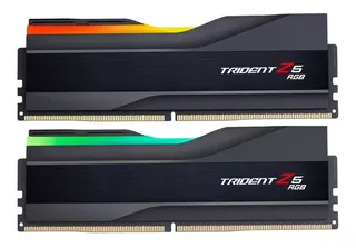 Memória RAM Trident Z5 RGB color preto 64GB 2 G.Skill F5-6000J3040G32GX2-TZ5RK