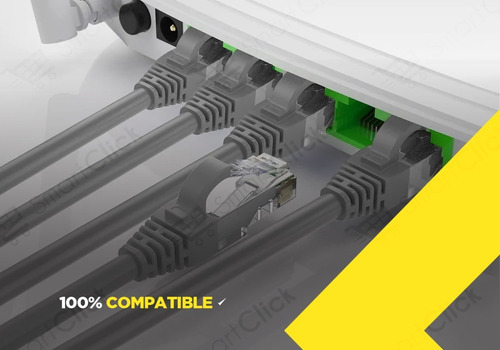 Imagen 3 de 10 de Cable Red 15 Metros Rj45 Utp Armado Cat 5e Ethernet Interior
