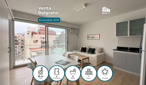 Excelente Dpto. 2 Ambientes En Venta A Estrenar