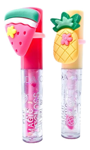 Lip Gloss Infantil Anelzinho De Frutinha Textura Confortável